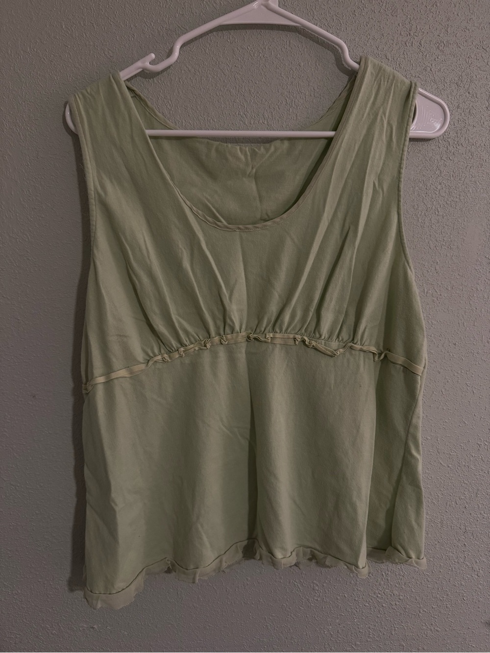 Whimsy Light Green Tanktop